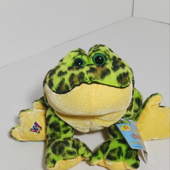 Webkinz Bull Frog with Sealed Tag and Code HM114 10” Ganz Plush - Picture 7 of 10